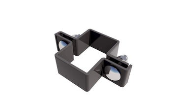 Obejma Stalowa Pośrednia - uniwersalna Antracytowa